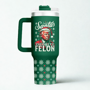 “Santa’s Favorite Felon” 40oz Travel Tumbler – Limited Christmas Edition - PatriotDepot.com