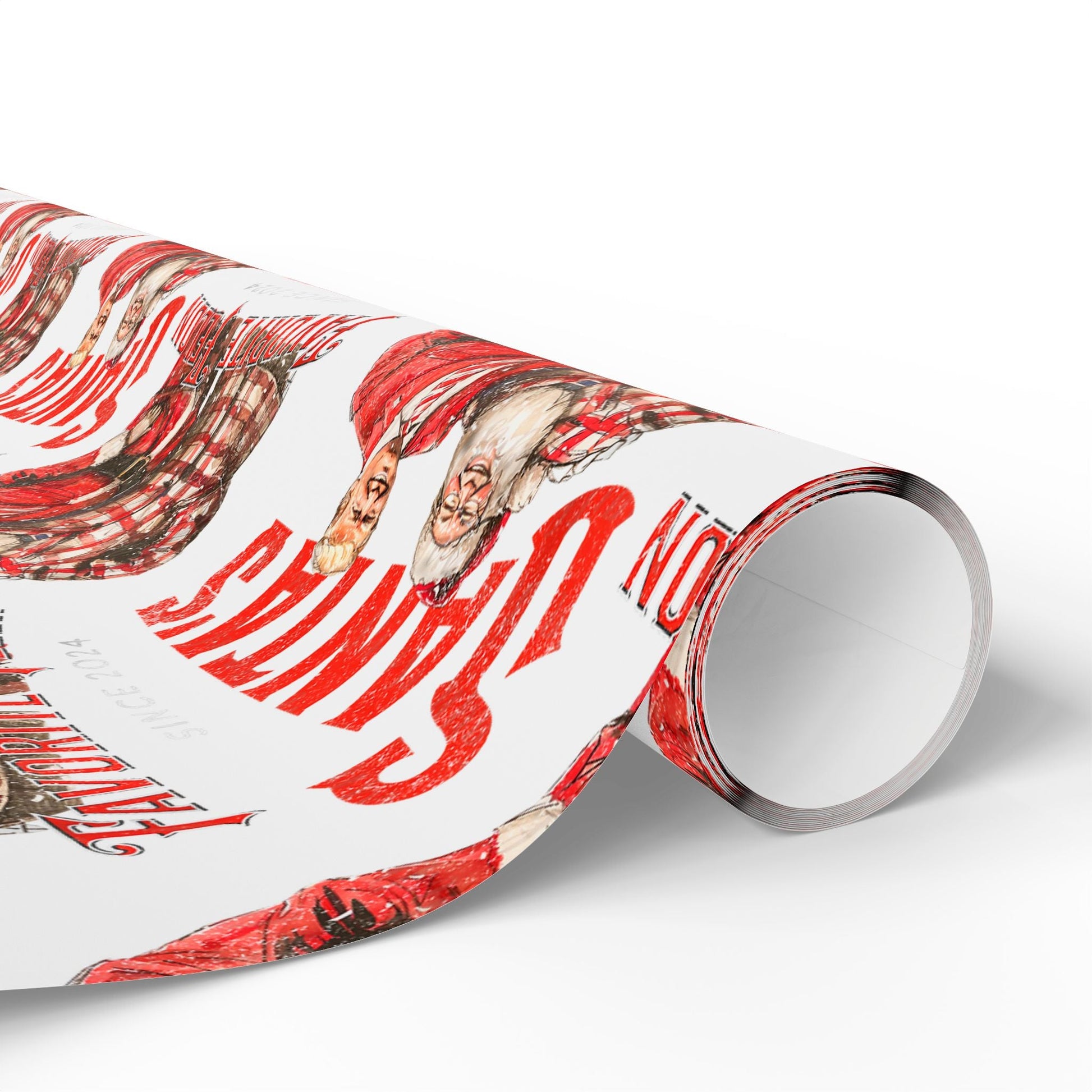Santa's Favorite Felon Custom Wrapping Paper Roll - PatriotDepot.com