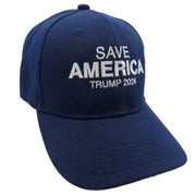 Save America Trump 2024 Custom Embroidered Hat (Navy) - PatriotDepot.com