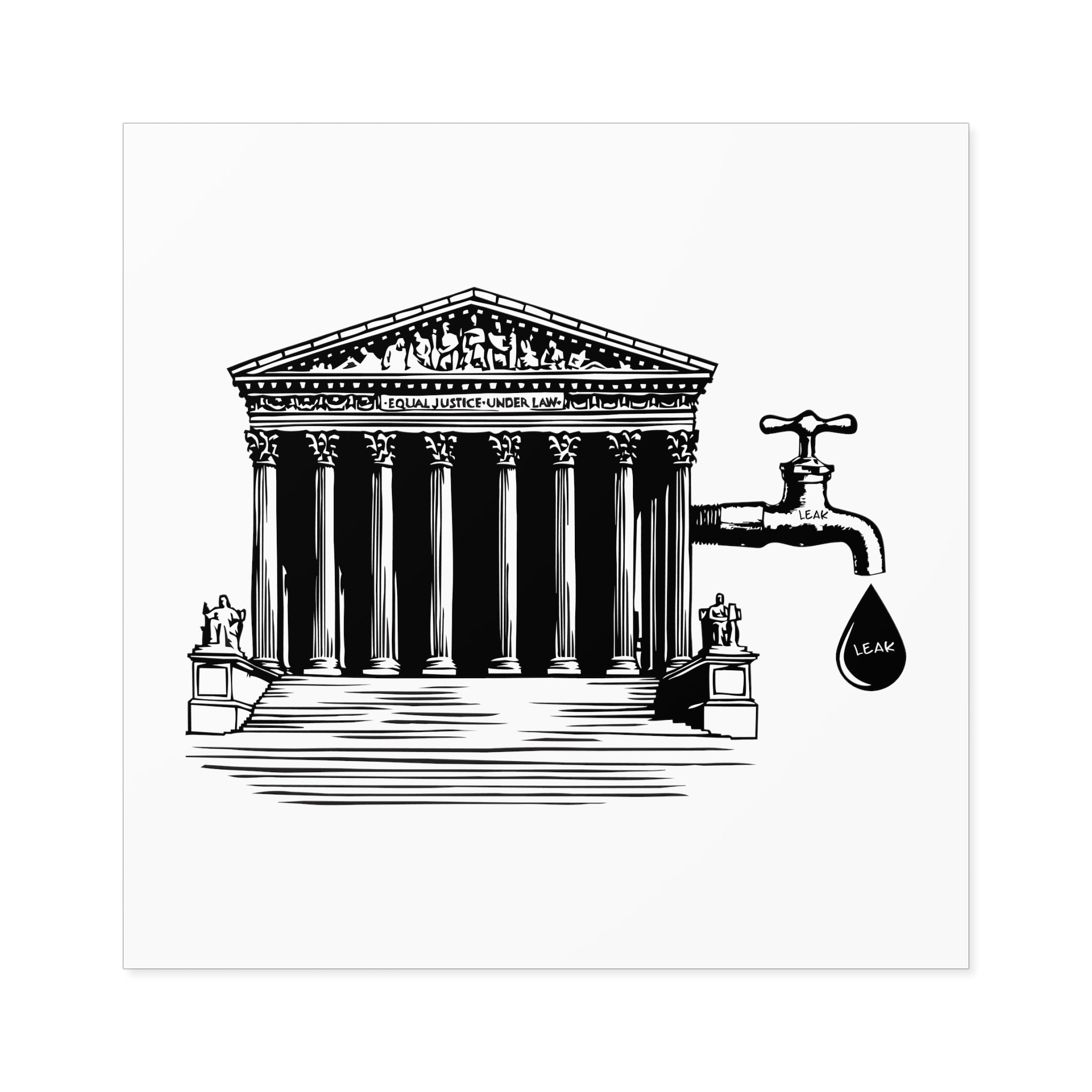 SCOTUS LEAK Sticker (Indoor\Outdoor) (3 sizes) - PatriotDepot.com