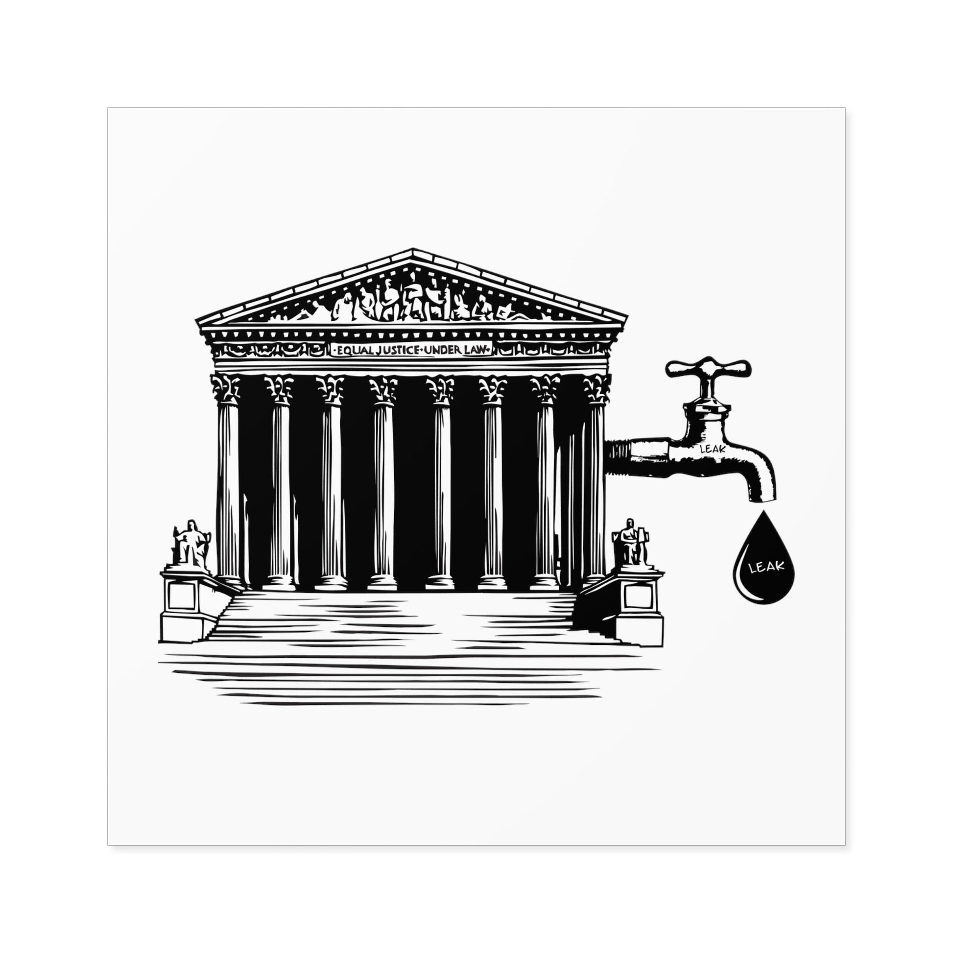 SCOTUS LEAK Sticker (Indoor\Outdoor) (3 sizes) - PatriotDepot.com