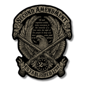 Second Amendment Freedom Eagle Bumper Sticker - PatriotDepot.com
