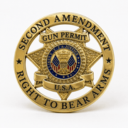 Second Amendment Right to Bear Arms Badge Lapel Pin - PatriotDepot.com