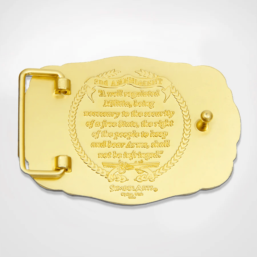 Sentinel of Liberty 2nd Amendment Belt Buckle - PatriotDepot.com
