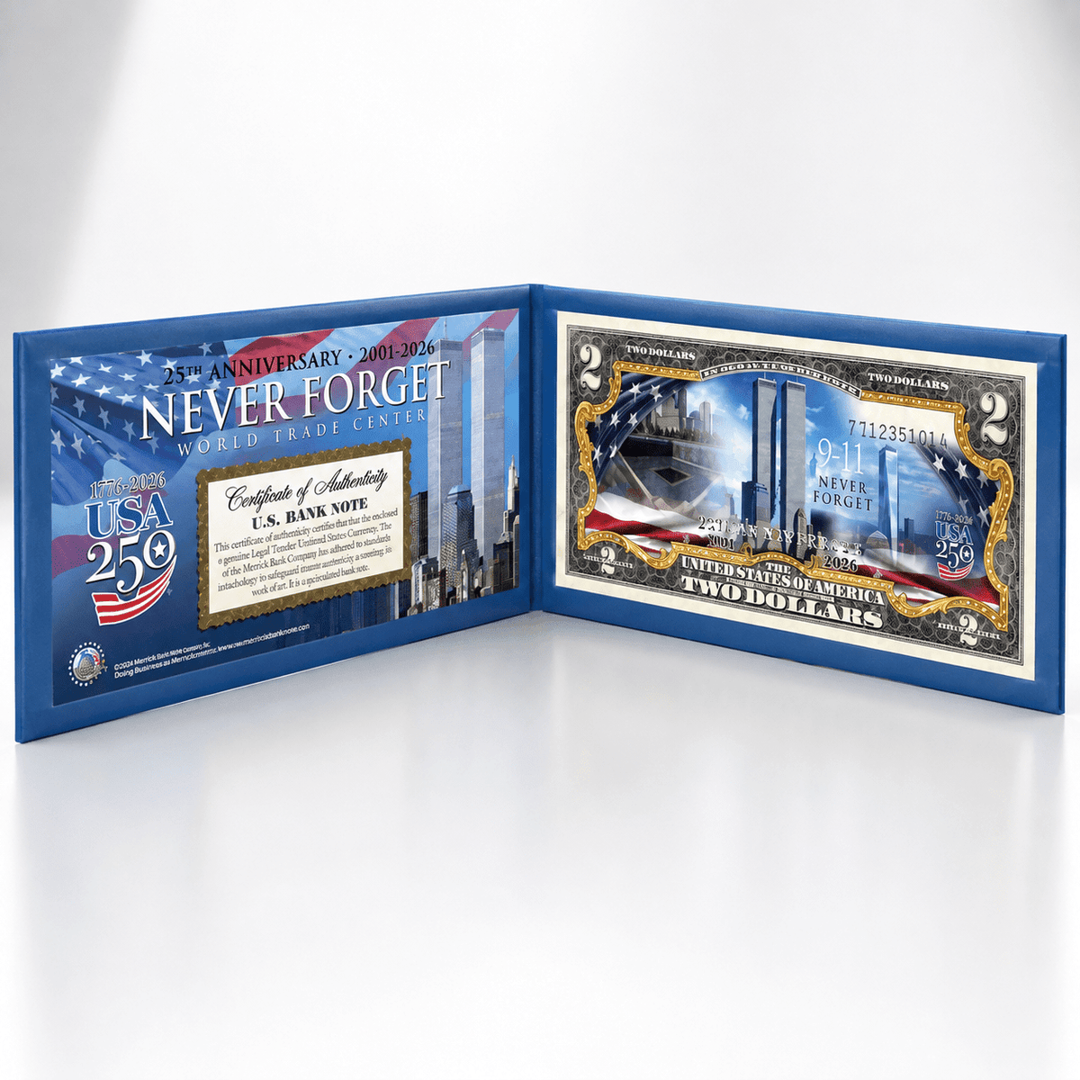 September 11 Never Forget 25th Anniversary Commemorative 3-Piece Collection | 2001–2026 Memorial Set - PatriotDepot.com