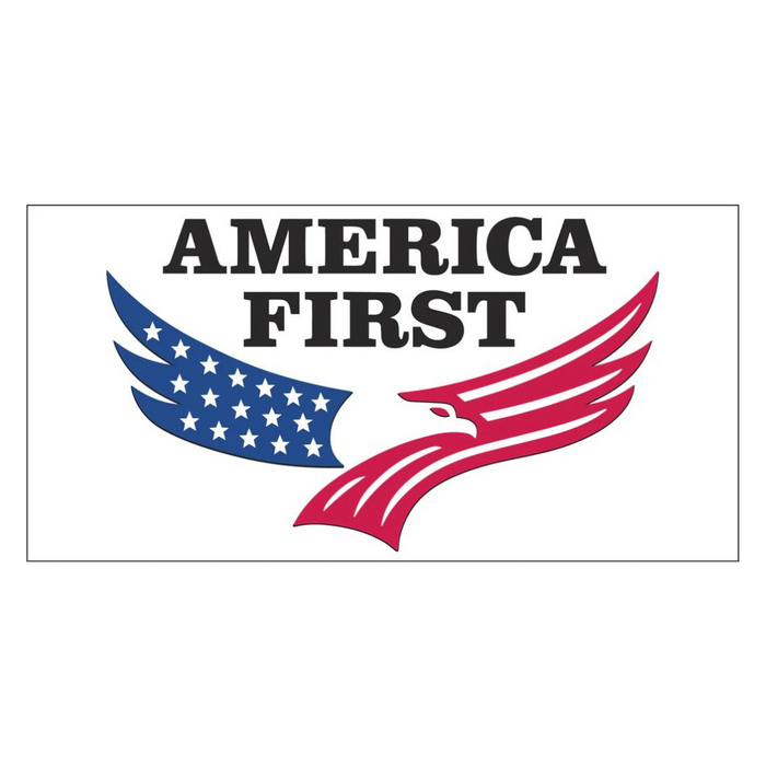 America First Eagle Bumper Sticker