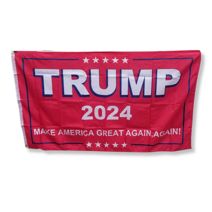 Trump 2024 Make America Great Again, Again 3'x5' Flag