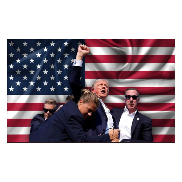 Trump Fight American Flag 3'x5' Flag