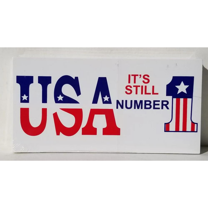 USA: It's Still #1 Bumper Sticker