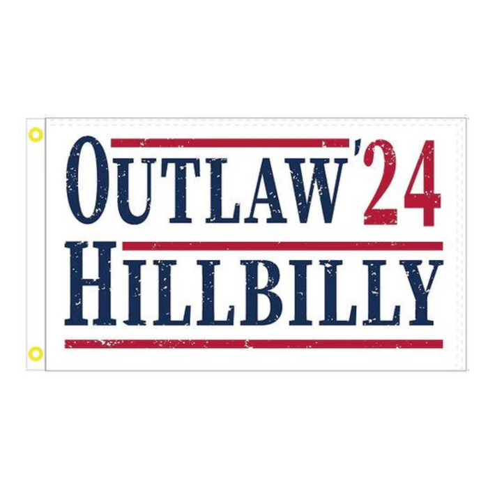 Outlaw Hillbilly '24 3'x5' Flag