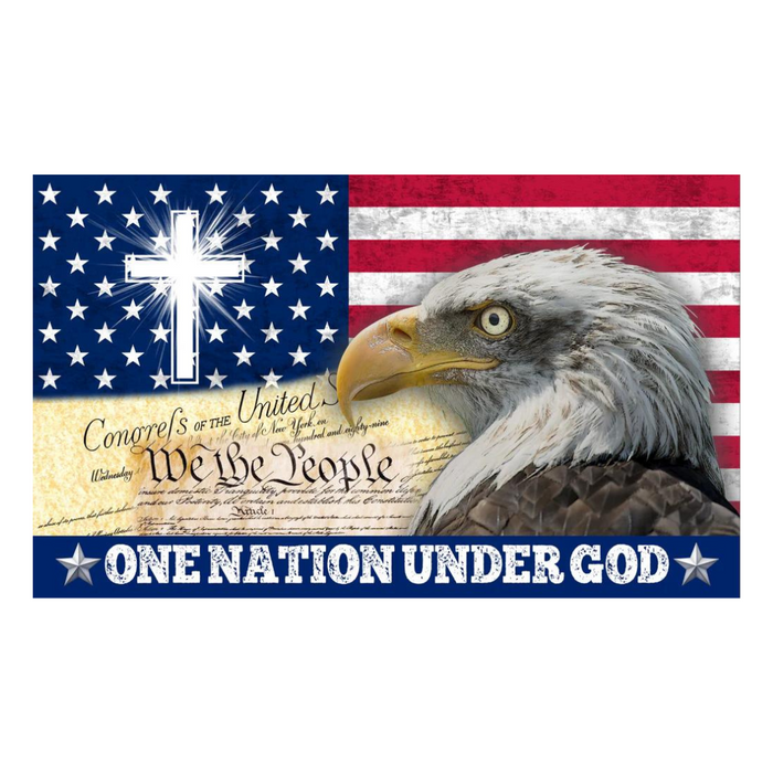 We the People One Nation Under God 3'x5' Flag