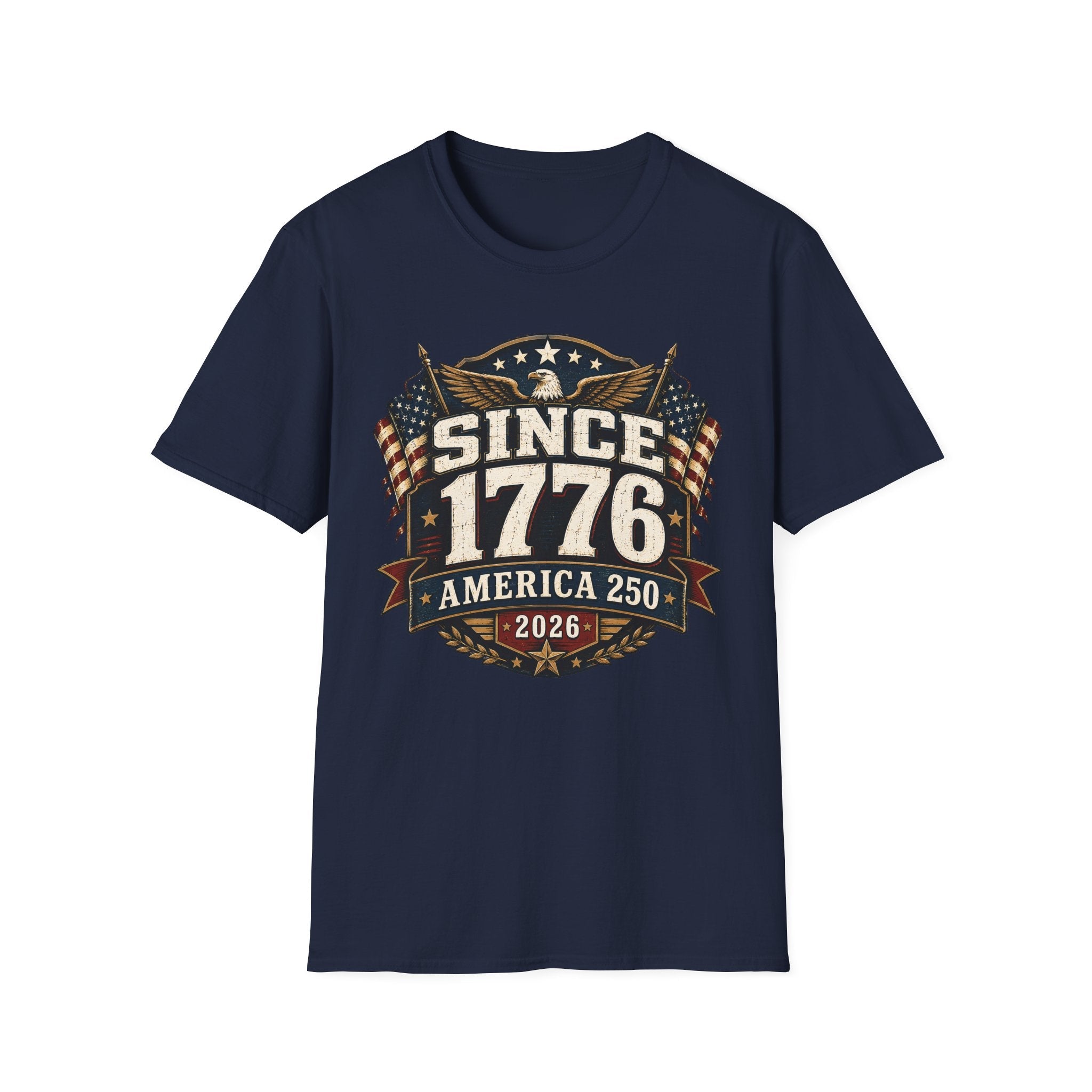 Since 1776 T-Shirt — America 250 Patriotic Eagle Edition - PatriotDepot.com