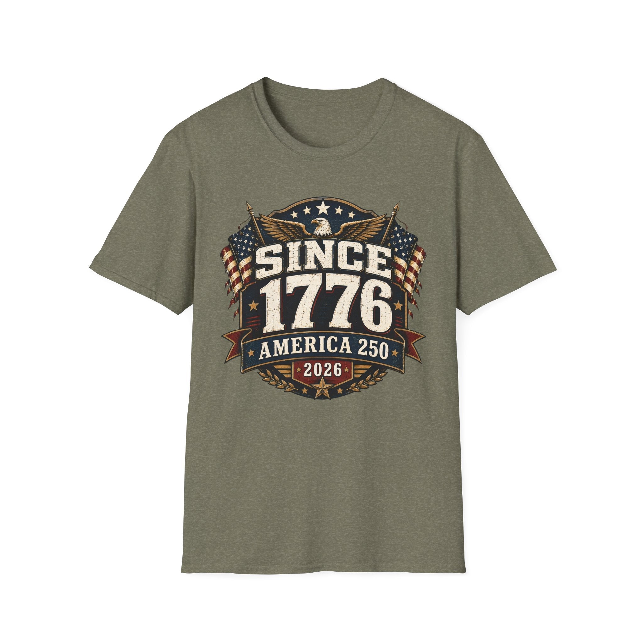Since 1776 T-Shirt — America 250 Patriotic Eagle Edition - PatriotDepot.com