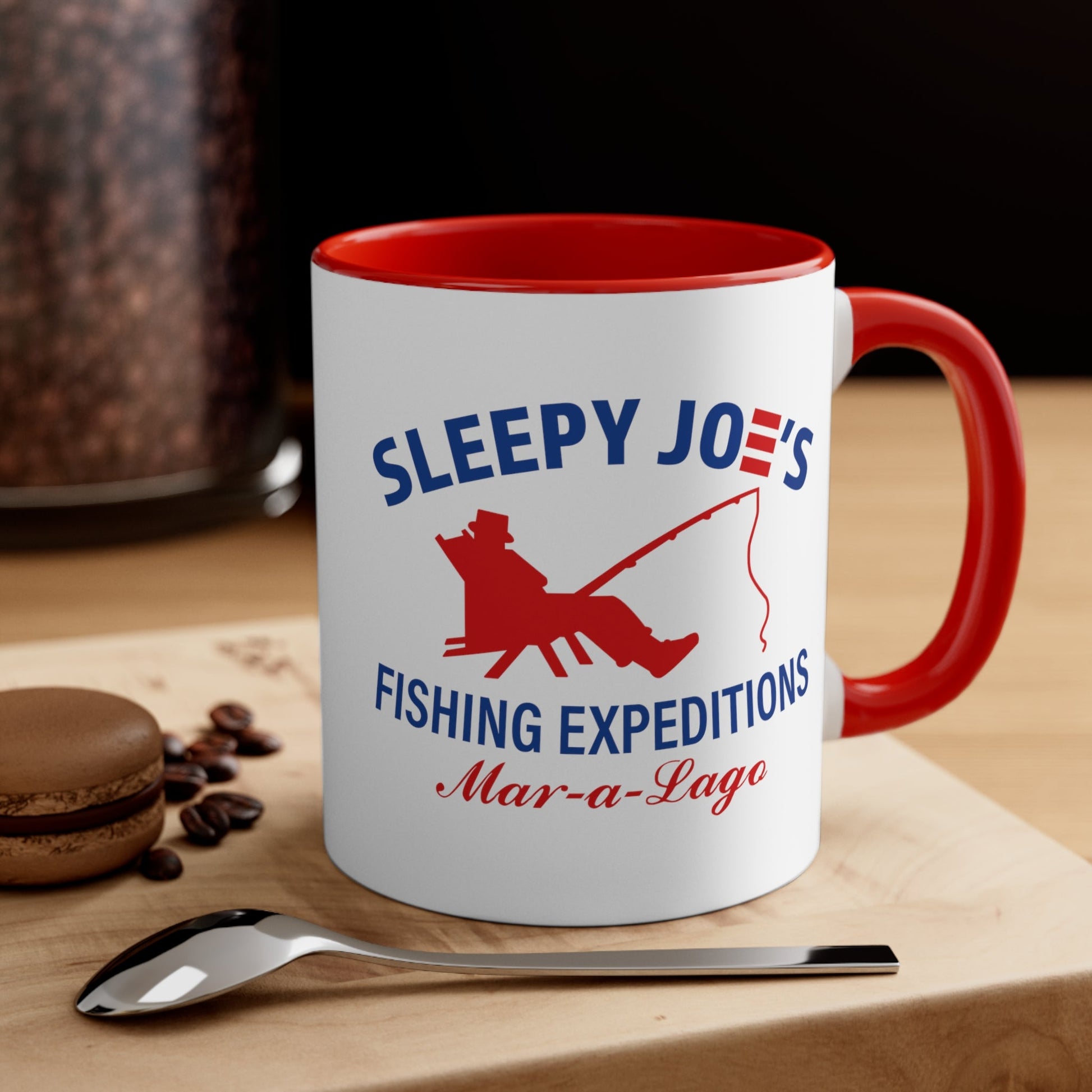Sleepy Joe's Fishing Expedition "Mar - a - Lago" Mug (3 Colors) - PatriotDepot.com