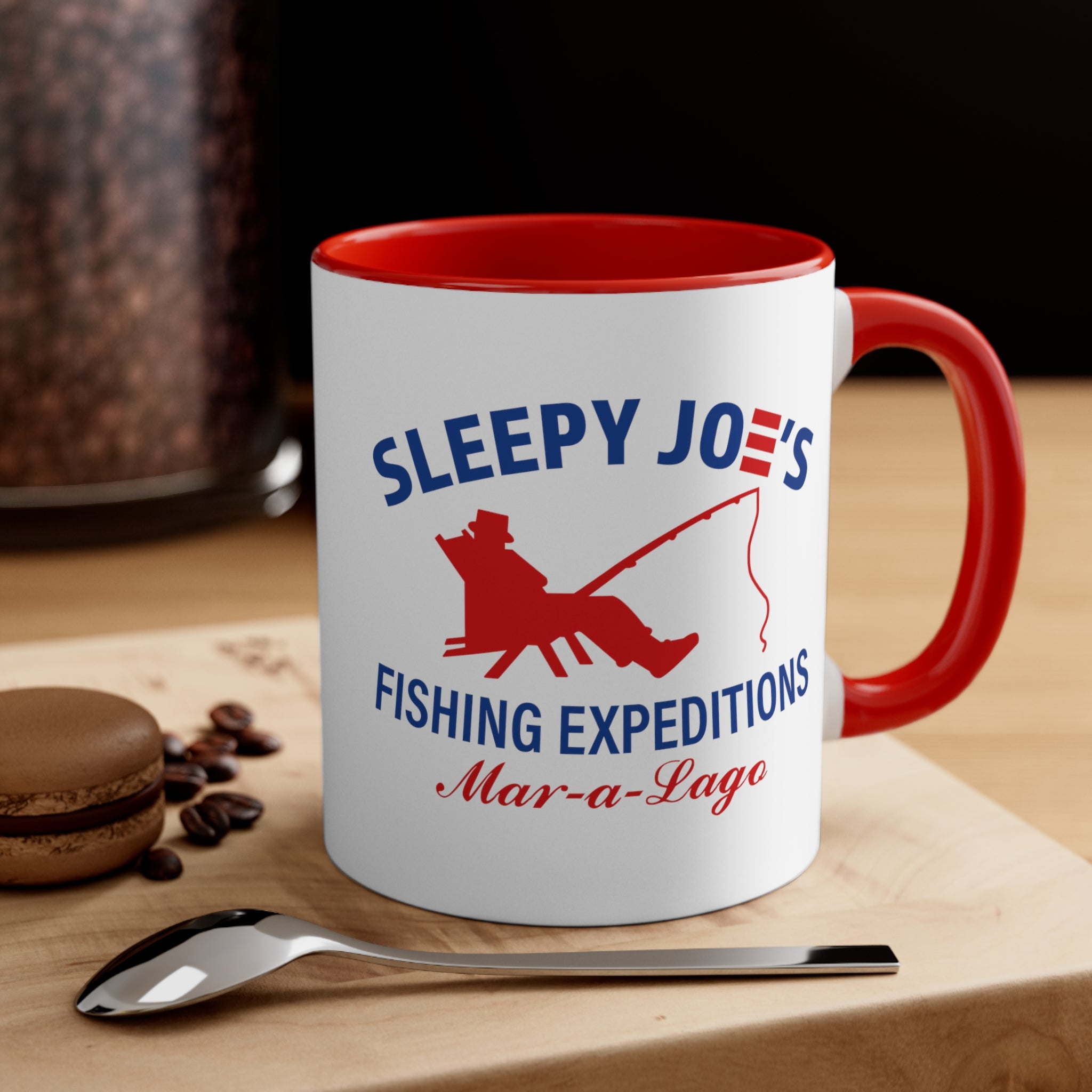 Sleepy Joe's Fishing Expedition "Mar - a - Lago" Mug (3 Colors) - PatriotDepot.com