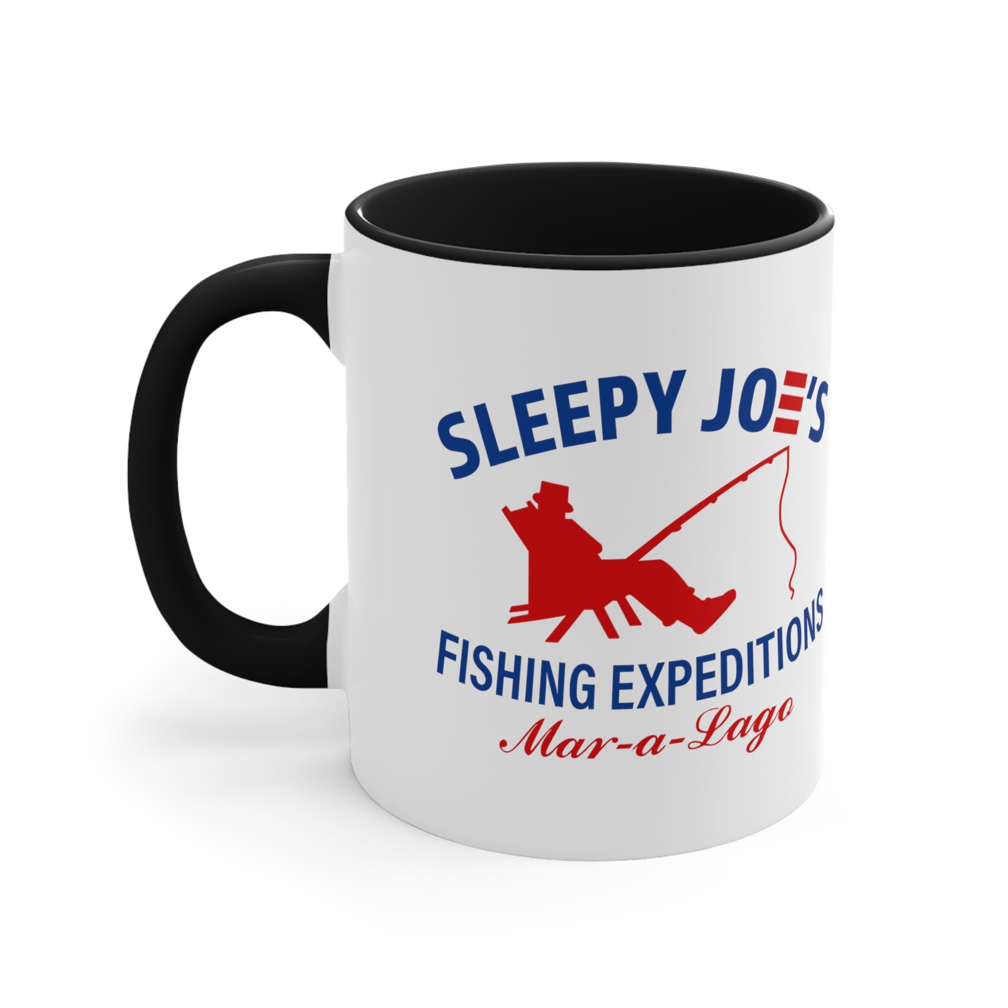 Sleepy Joe's Fishing Expedition "Mar - a - Lago" Mug (3 Colors) - PatriotDepot.com