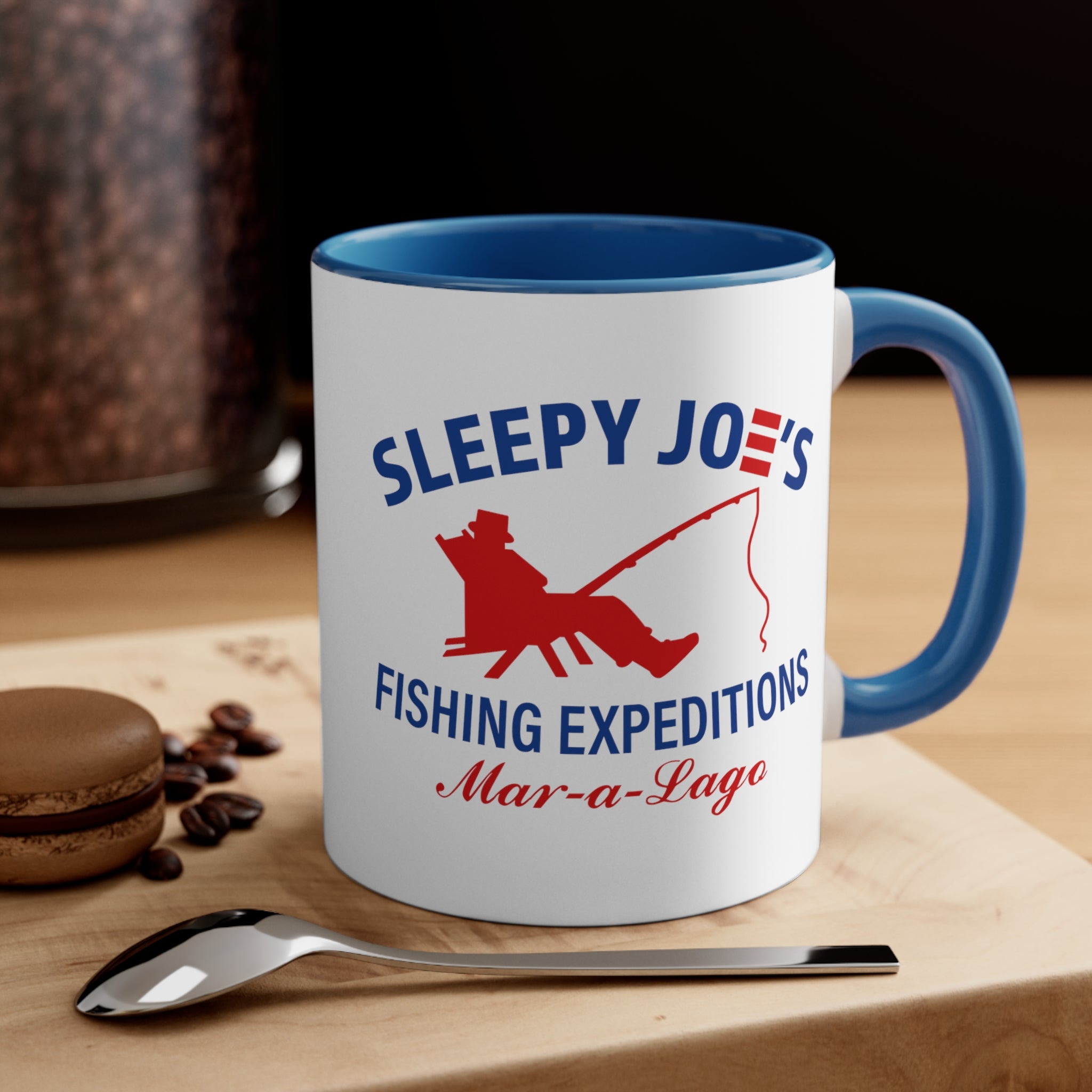 Sleepy Joe's Fishing Expedition "Mar - a - Lago" Mug (3 Colors) - PatriotDepot.com