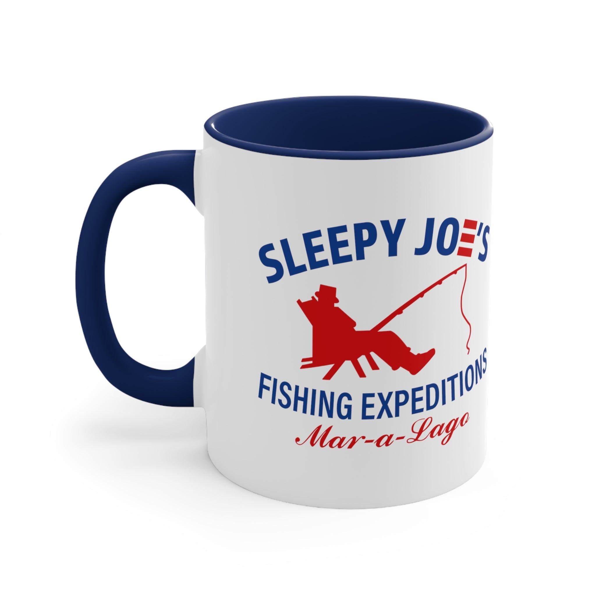 Sleepy Joe's Fishing Expedition "Mar - a - Lago" Mug (3 Colors) - PatriotDepot.com