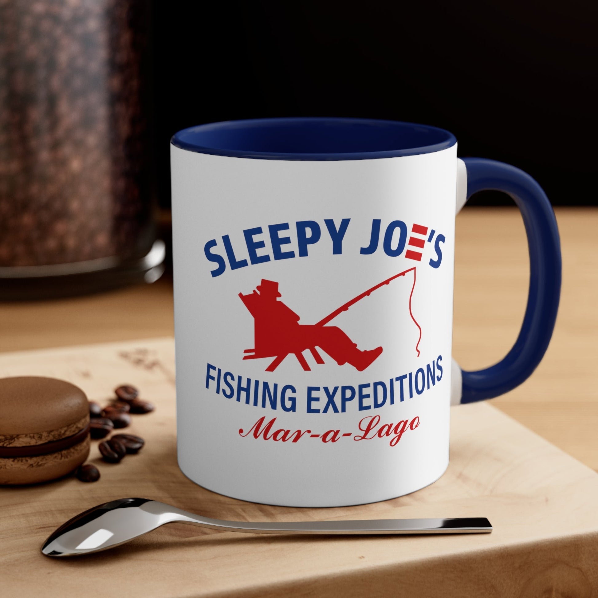Sleepy Joe's Fishing Expedition "Mar - a - Lago" Mug (3 Colors) - PatriotDepot.com