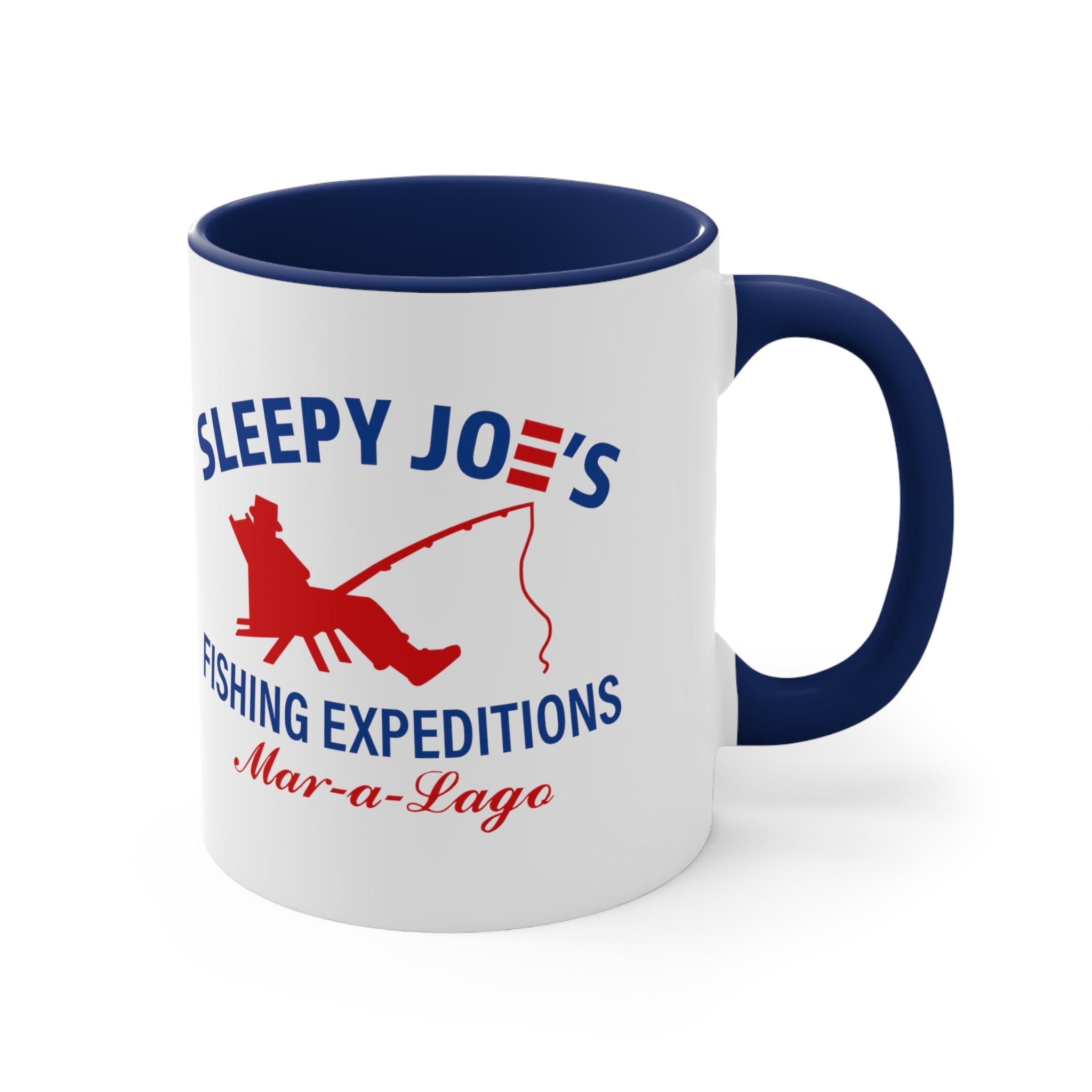 Sleepy Joe's Fishing Expedition "Mar - a - Lago" Mug (3 Colors) - PatriotDepot.com