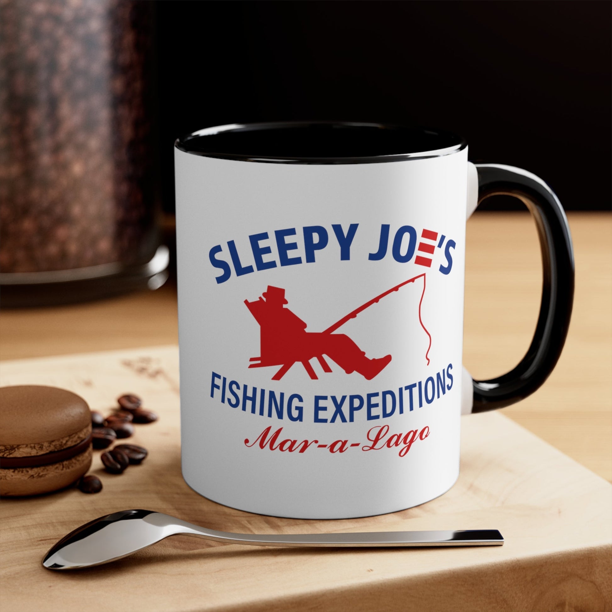 Sleepy Joe's Fishing Expedition "Mar - a - Lago" Mug (3 Colors) - PatriotDepot.com