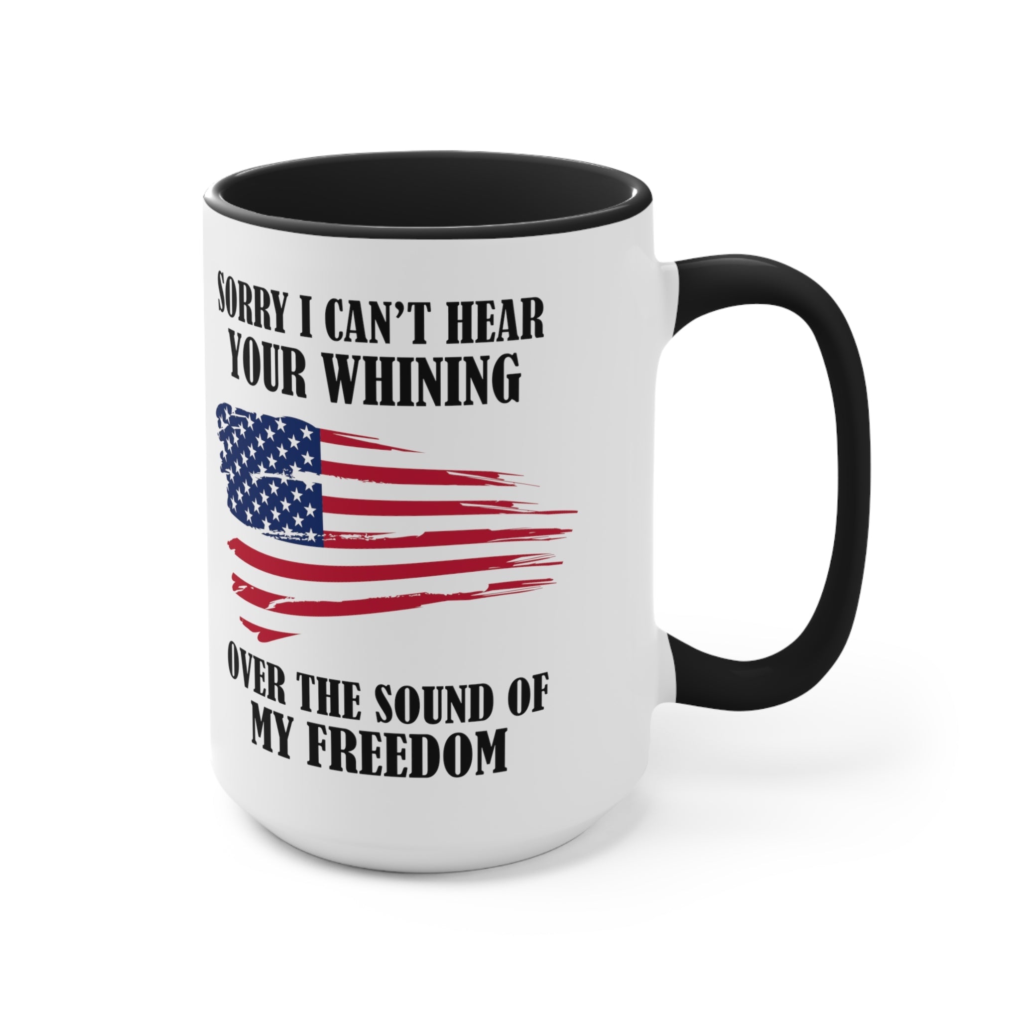 Sound Of My Freedom Mug (2 sizes, 2 colors) - PatriotDepot.com