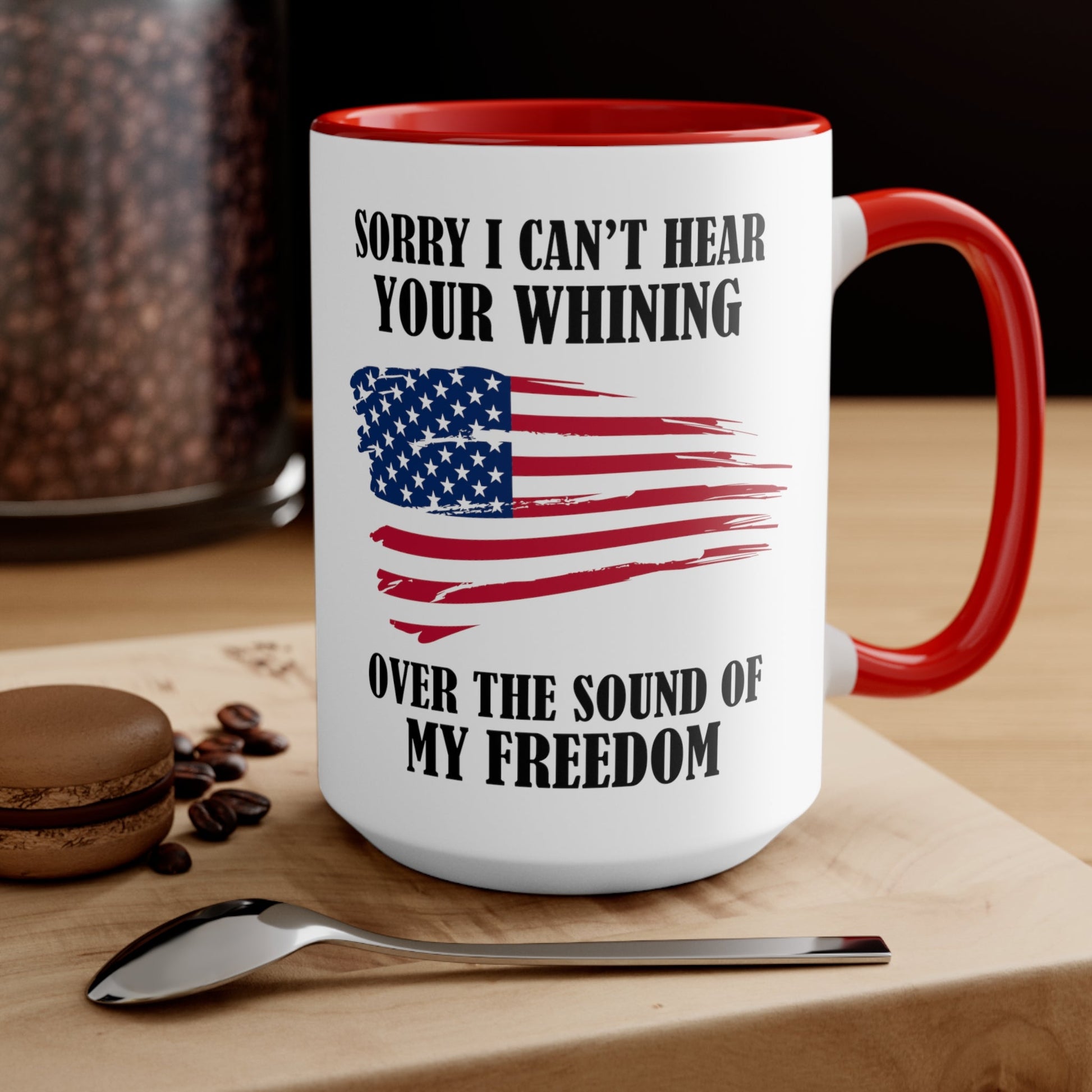 Sound Of My Freedom Mug (2 sizes, 2 colors) - PatriotDepot.com
