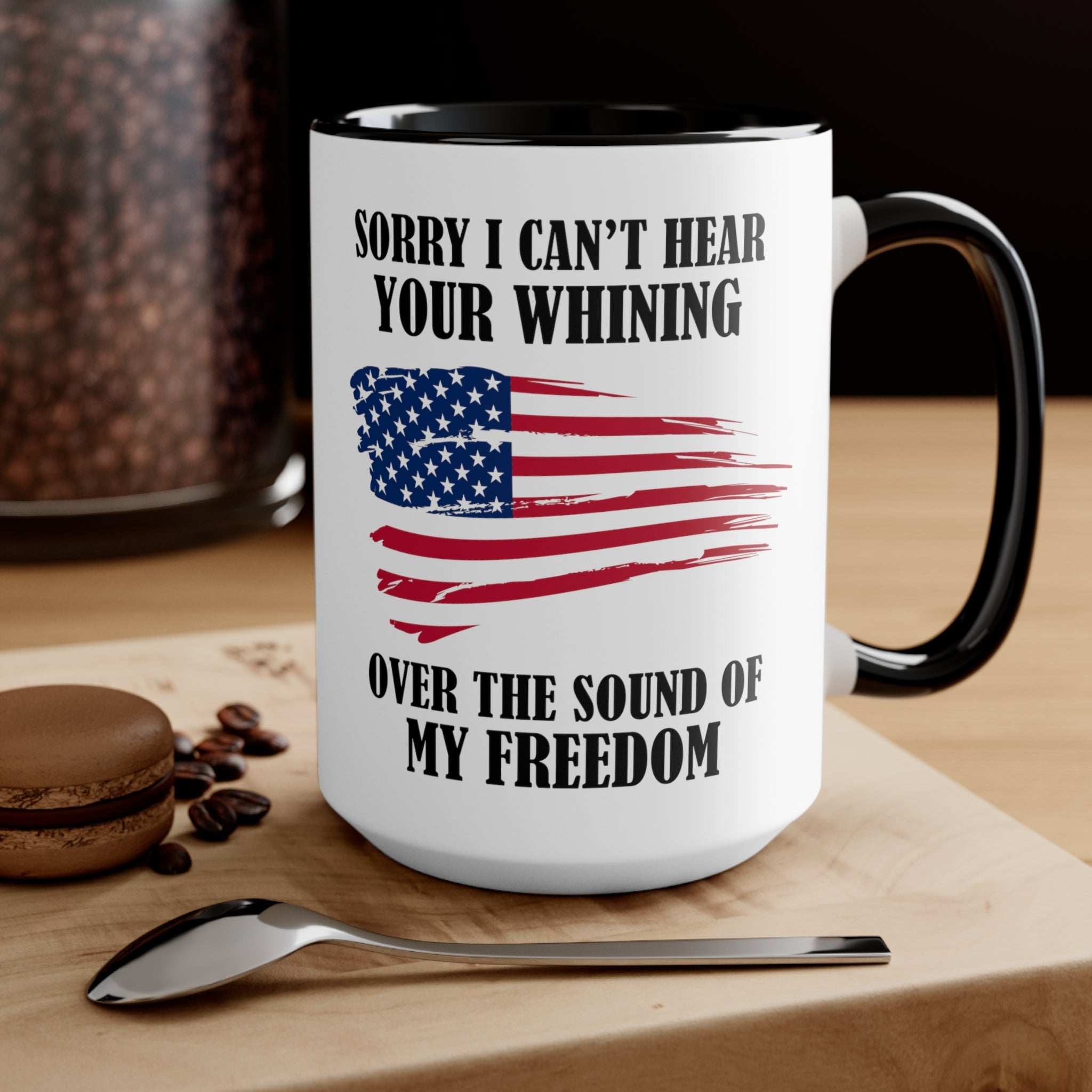 Sound Of My Freedom Mug (2 sizes, 2 colors) - PatriotDepot.com