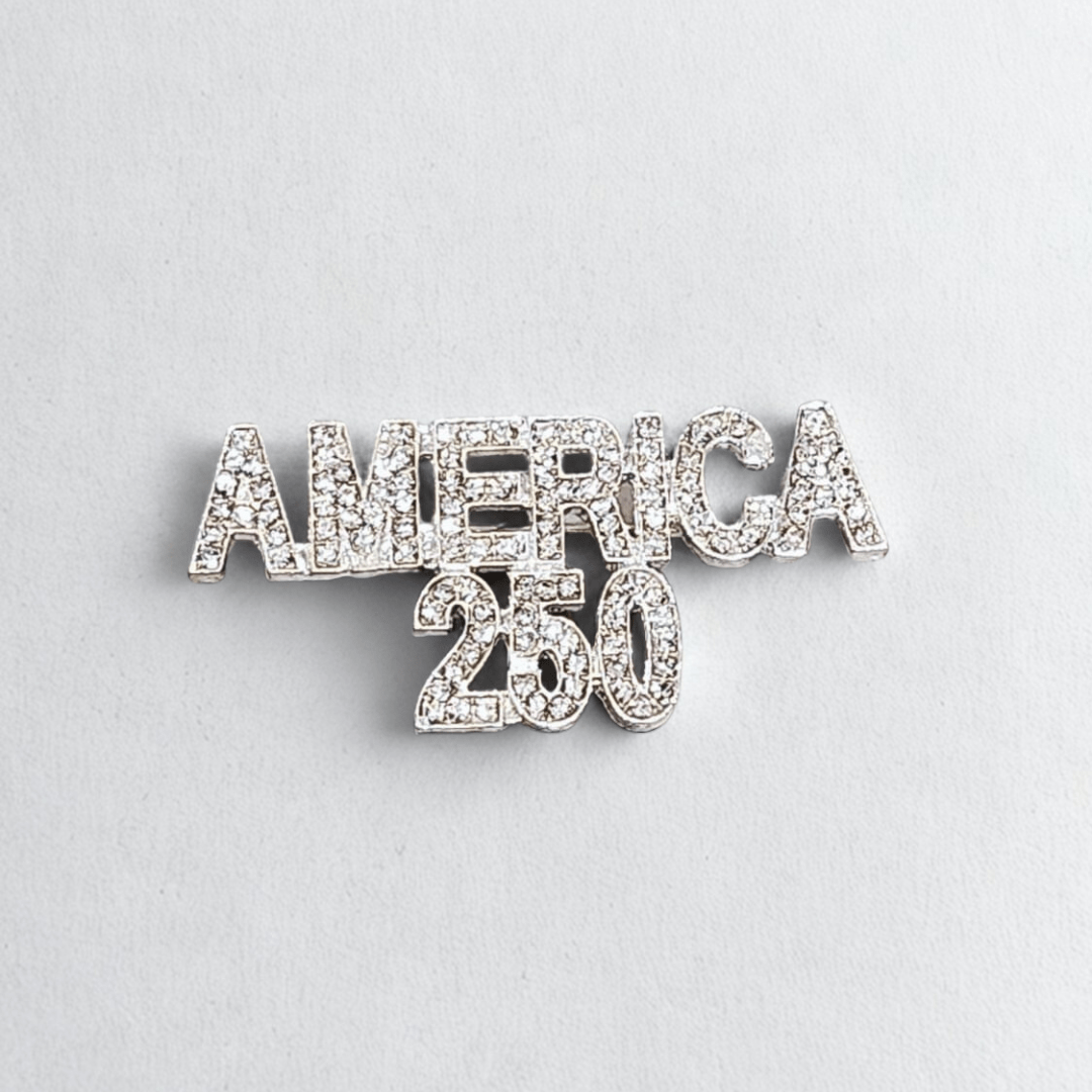 Sparkling 250th Anniversary Brooch - PatriotDepot.com