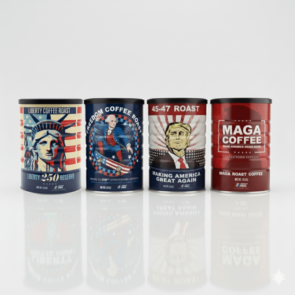 Special Edition America 250th Coffee Tin Pack - PatriotDepot.com