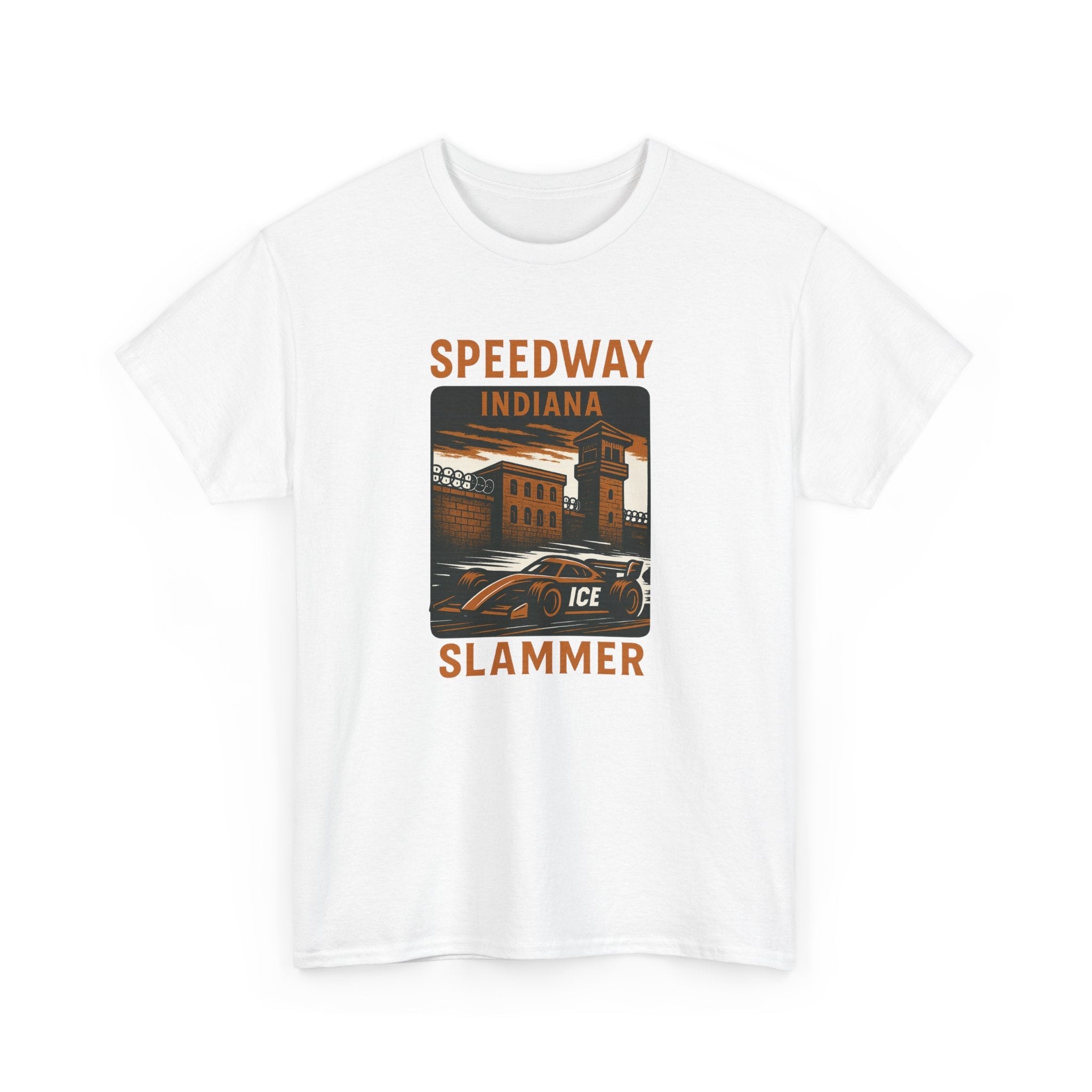 Speedway Slammer: Indiana Edition T-Shirt - PatriotDepot.com
