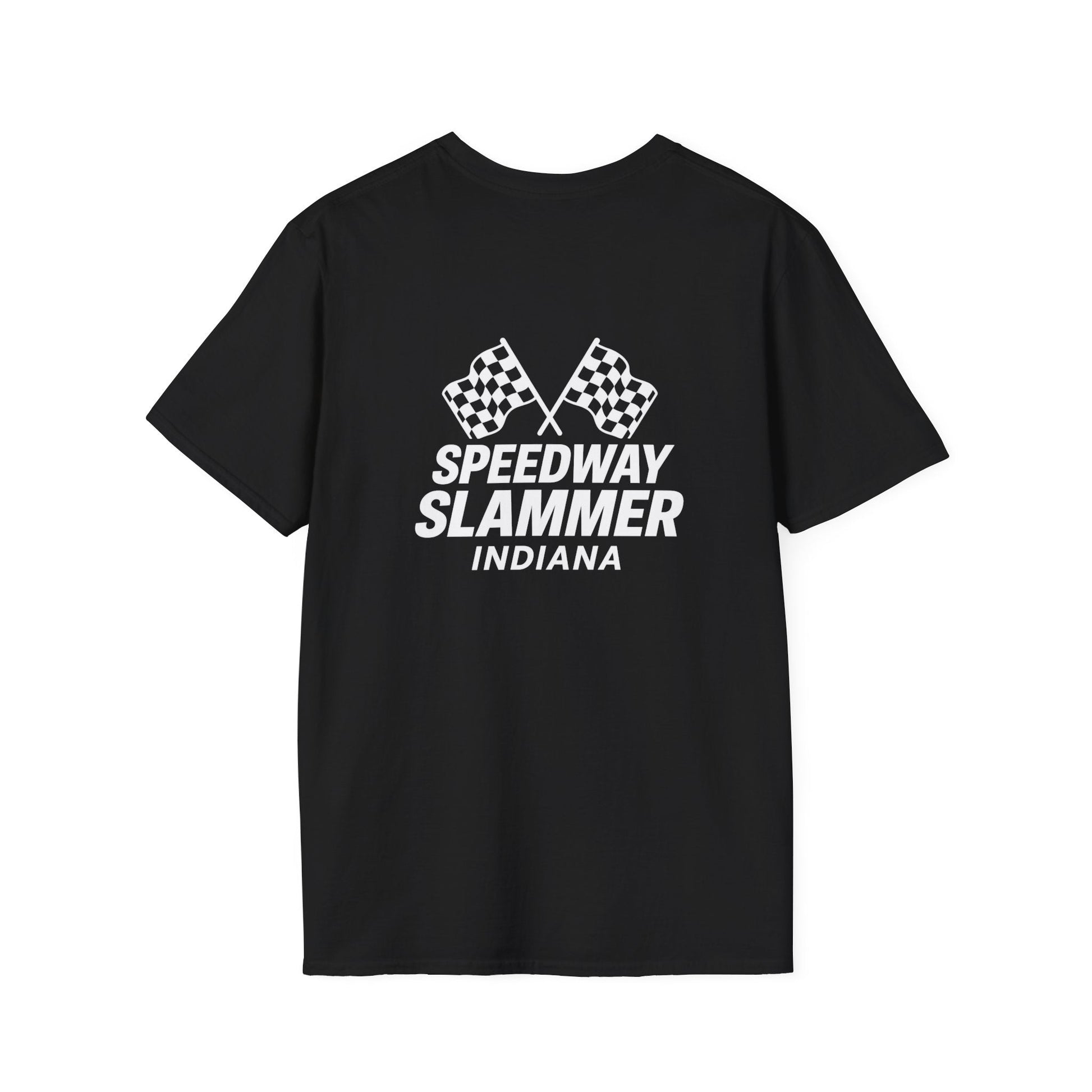 Speedway Slammer Indiana T-Shirt (Front/Back Design) - PatriotDepot.com