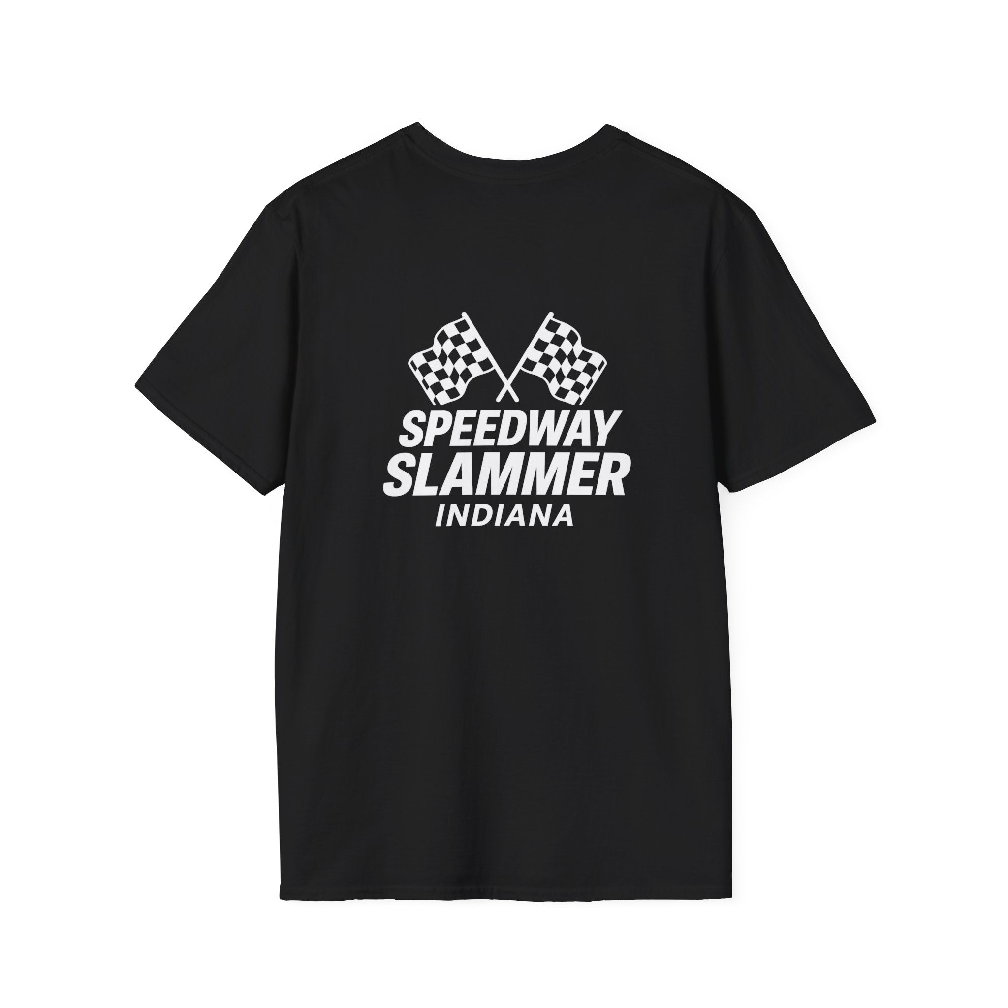 Speedway Slammer Indiana T-Shirt (Front/Back Design) - PatriotDepot.com