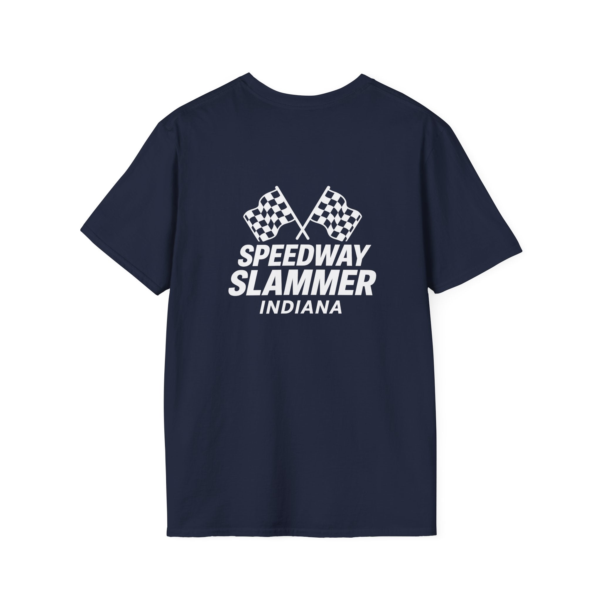 Speedway Slammer Indiana T-Shirt (Front/Back Design) - PatriotDepot.com