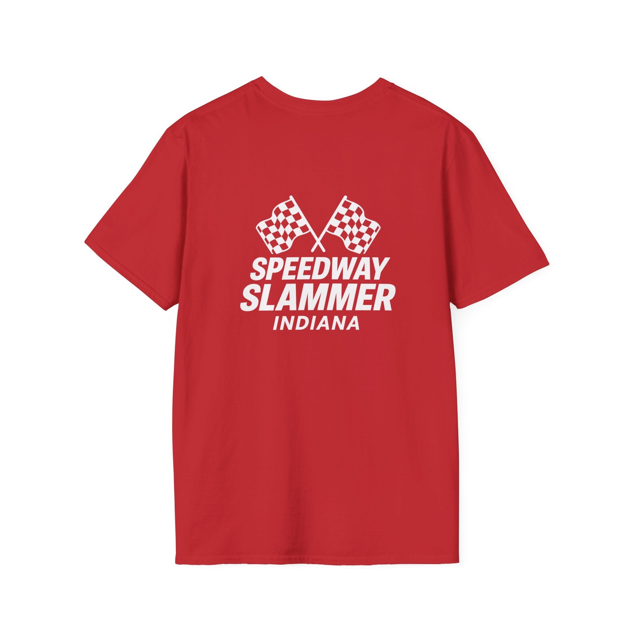 Speedway Slammer Indiana T-Shirt (Front/Back Design) - PatriotDepot.com