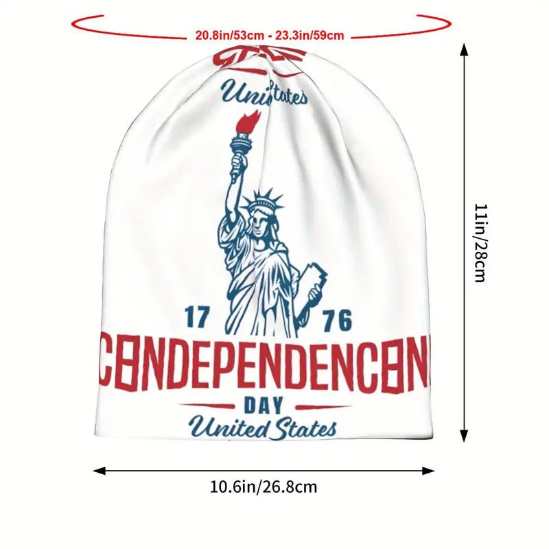 Spirit of ’76 Statue of Liberty Skull Knit Beanie - PatriotDepot.com