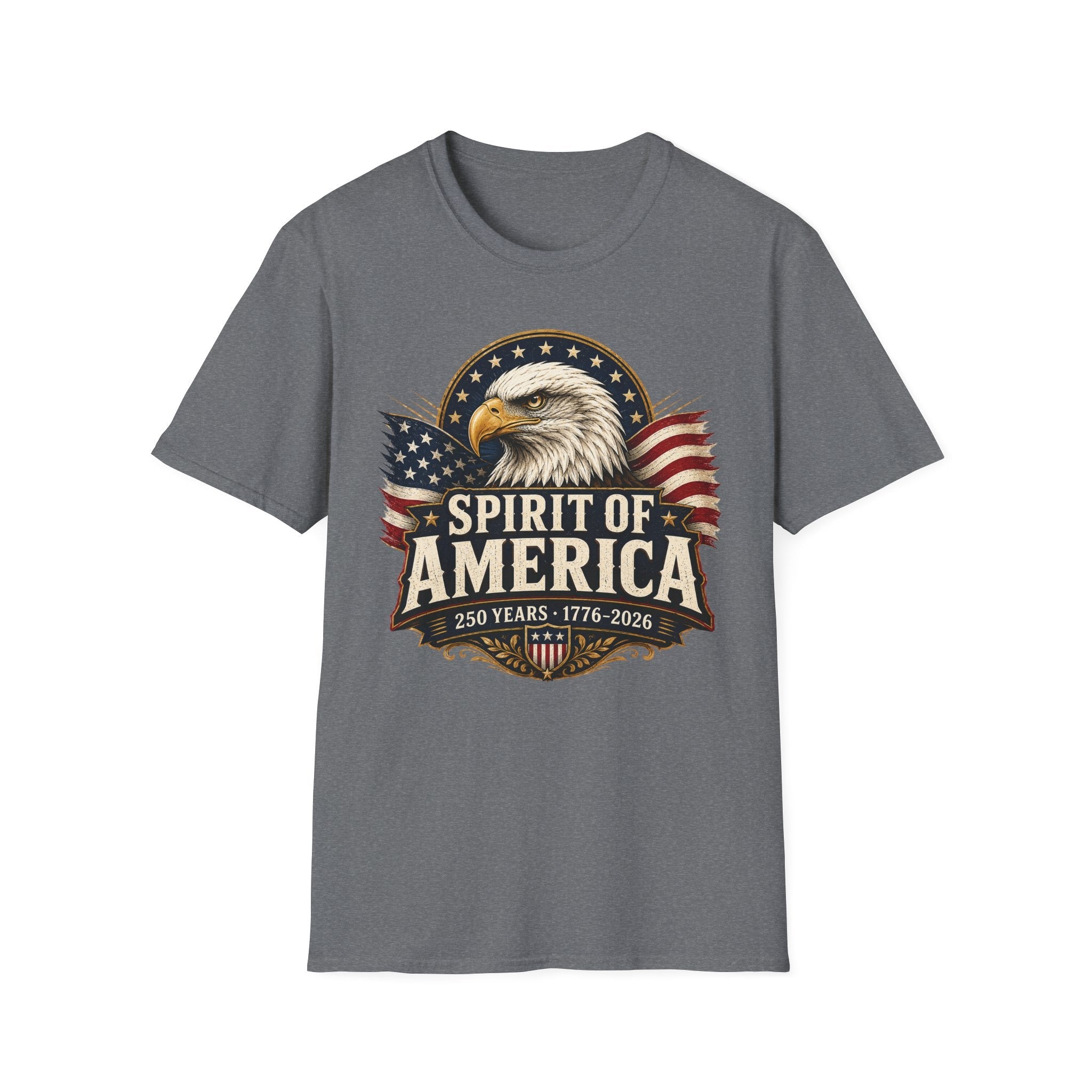 Spirit of America Patriotic Eagle T-Shirt – 250th Anniversary Edition | S–5XL - PatriotDepot.com