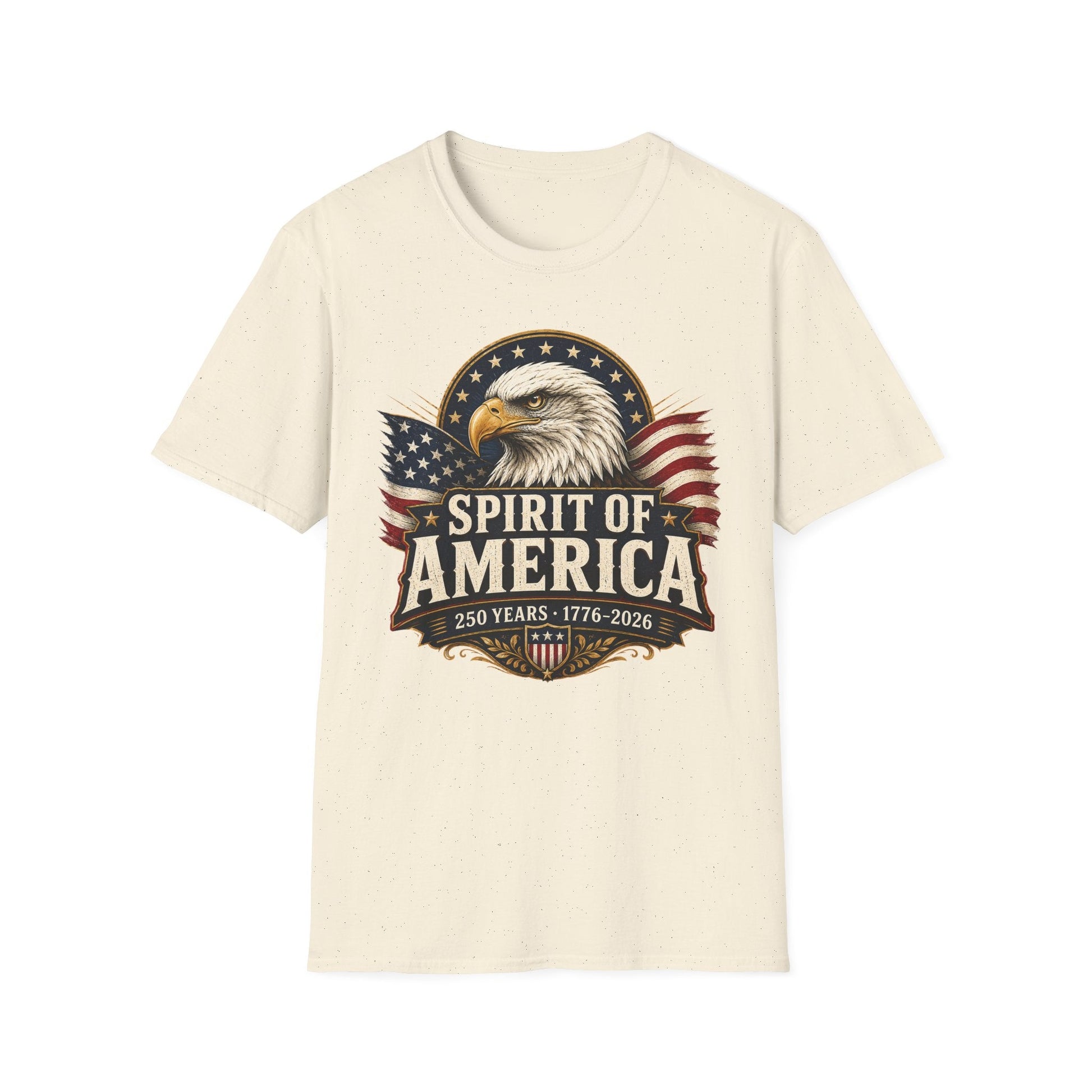 Spirit of America Patriotic Eagle T-Shirt – 250th Anniversary Edition | S–5XL - PatriotDepot.com