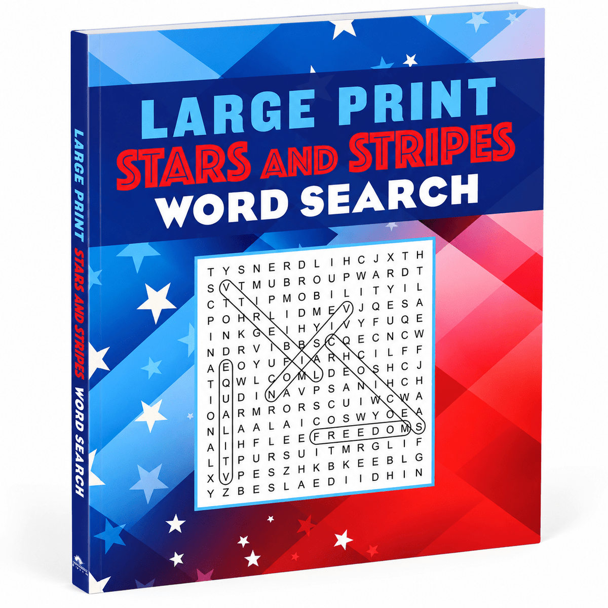 Stars and Stripes Word Search | Large Print Puzzle Book - PatriotDepot.com