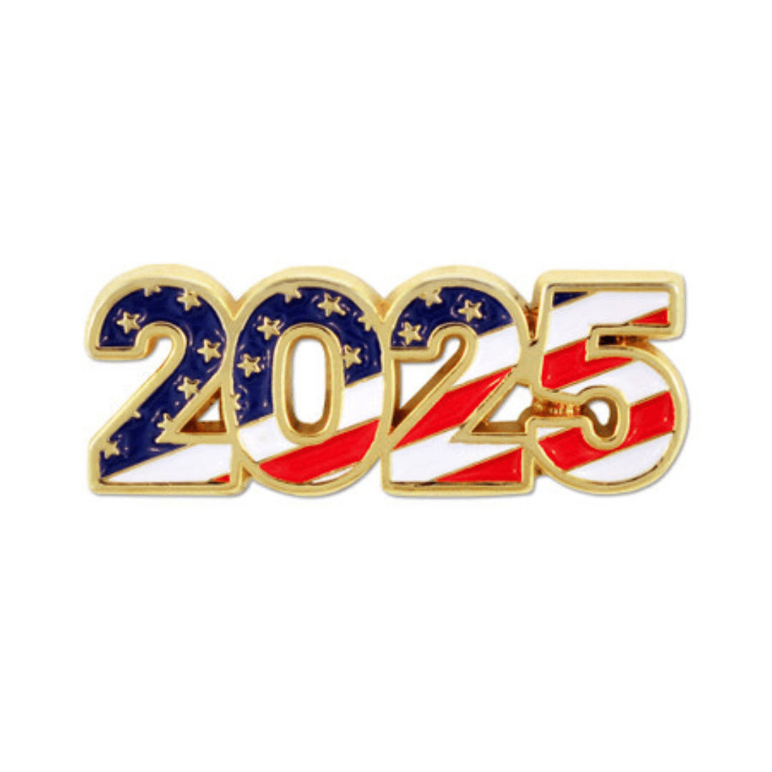 Stars & Stripes 2025 Lapel Pin - PatriotDepot.com