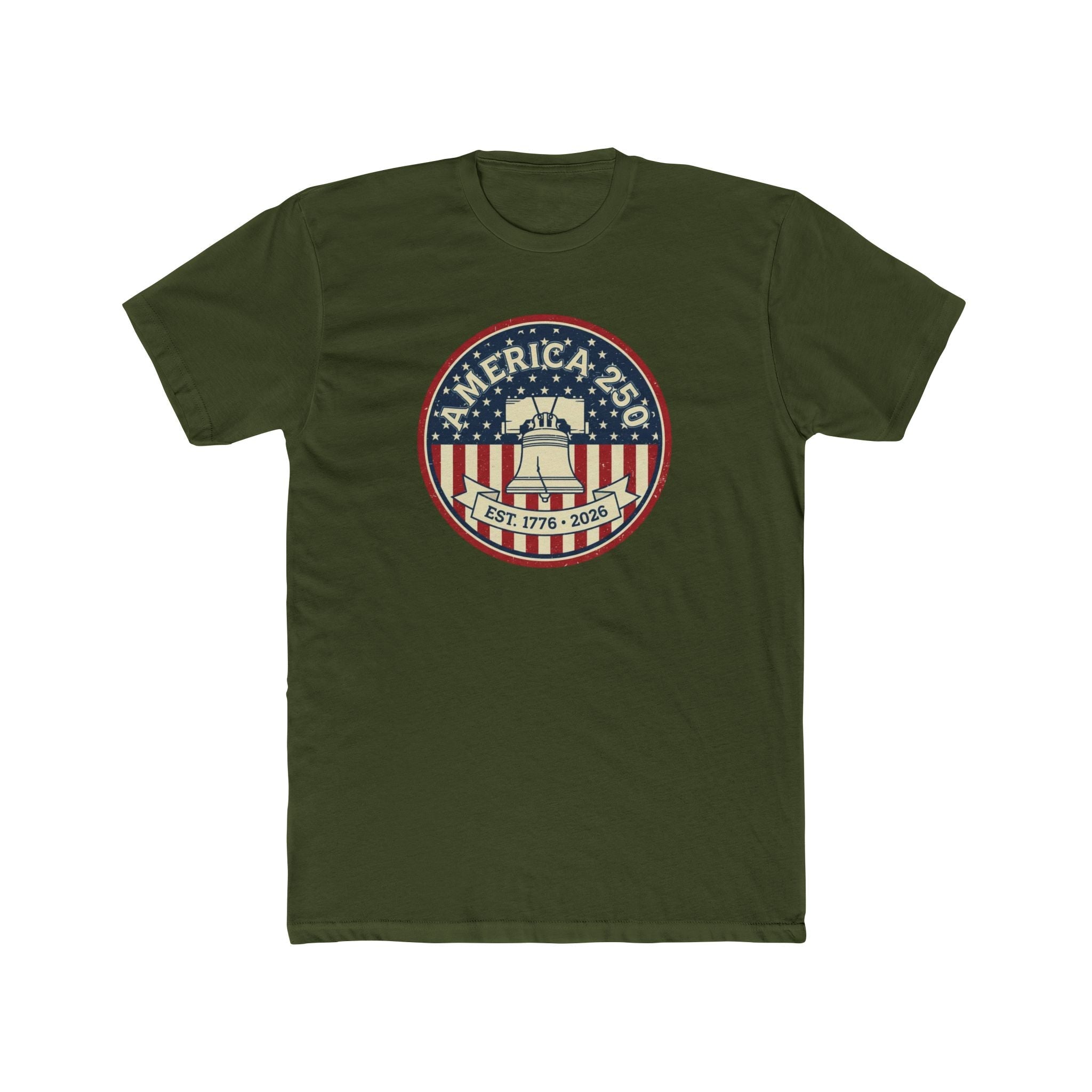 Stars, Stripes, and Liberty: The Official 1776–2026 America’s 250th Celebration T-Shirt - PatriotDepot.com