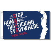 Stop Human Trafficking Everywhere 3'x5' Flag - PatriotDepot.com