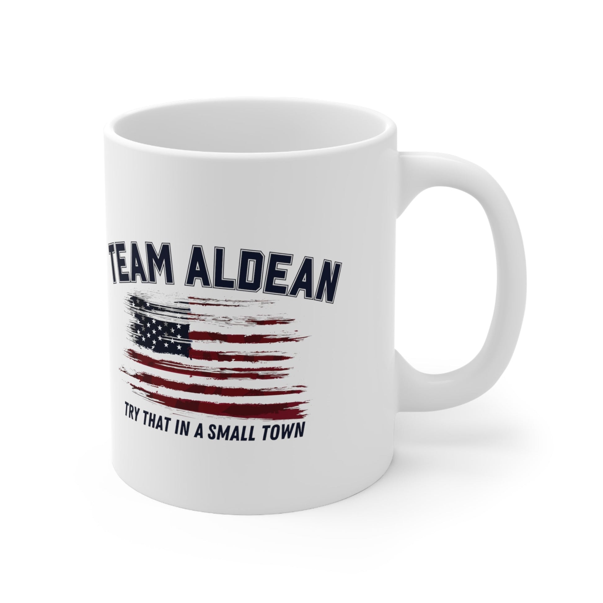 Team Aldean "Try that in a small town" Mug - PatriotDepot.com