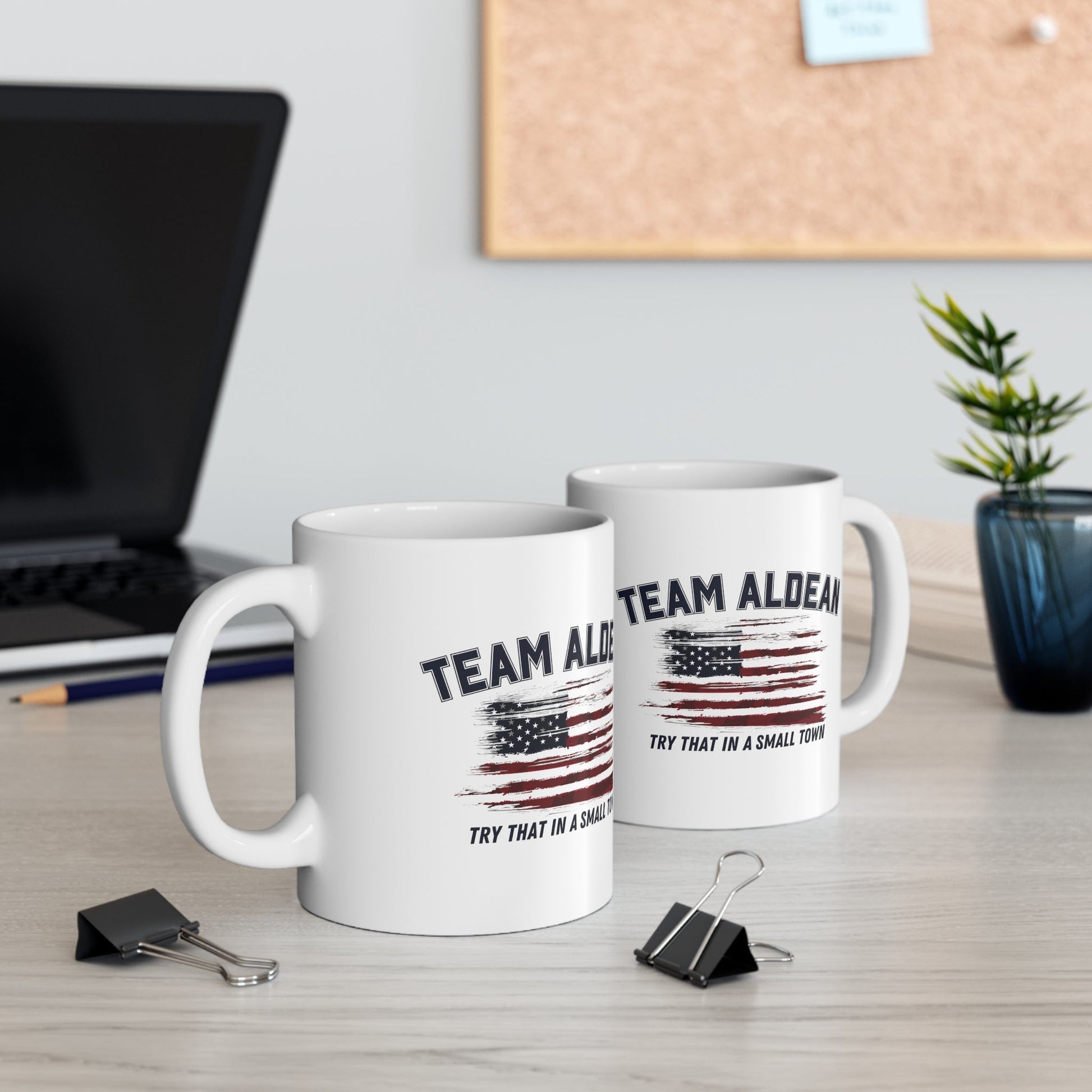 Team Aldean "Try that in a small town" Mug - PatriotDepot.com