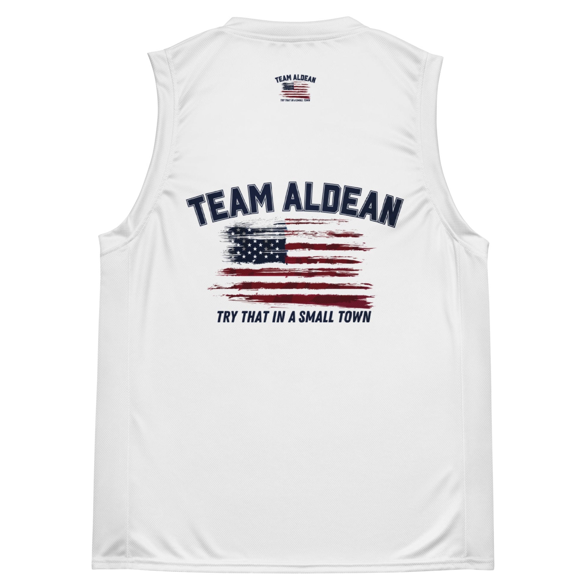 Team Aldean "Try that in a small town" Unisex Jersey (Front & Back Design) - PatriotDepot.com