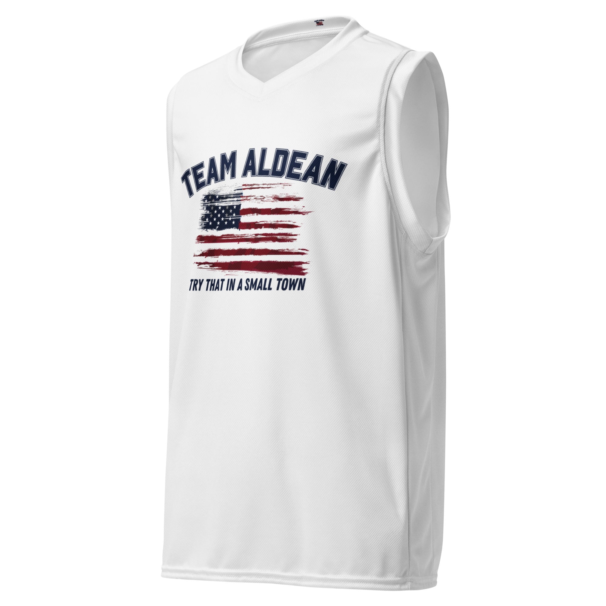 Team Aldean "Try that in a small town" Unisex Jersey (Front & Back Design) - PatriotDepot.com