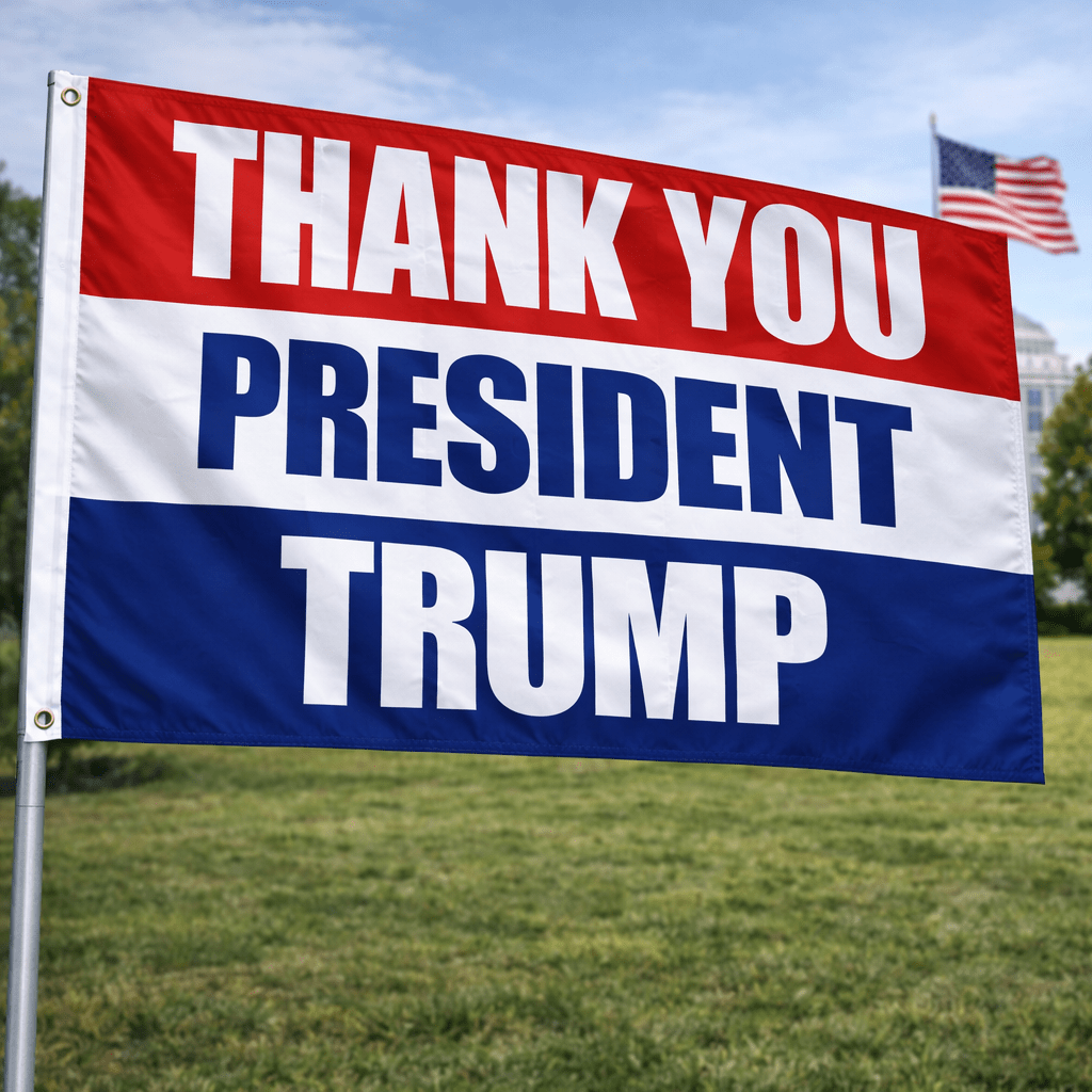Thank You President Trump Flag - PatriotDepot.com