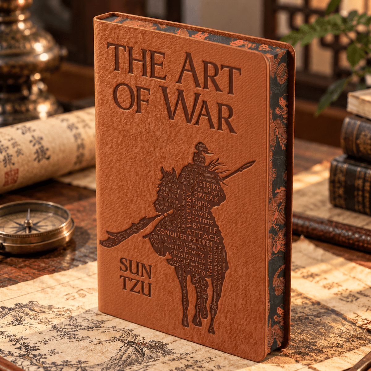 The Art of War by Sun Tzu | Gilded Edition | Heat-Burnished Cover - PatriotDepot.com