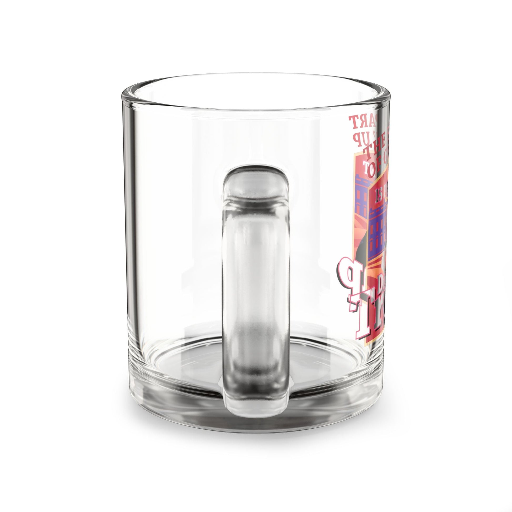 The Best Part of Gettin' Up Is President Donald Trump Glass Mug - PatriotDepot.com