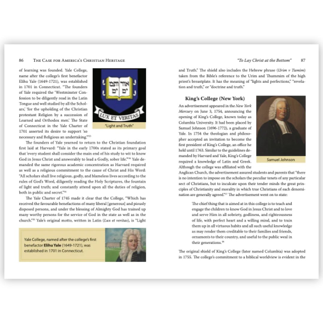 The Case for America’s Christian Heritage (Hardcover) - PatriotDepot.com